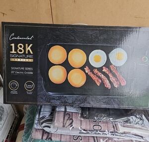 Continental Electric Griddle with Black Surface